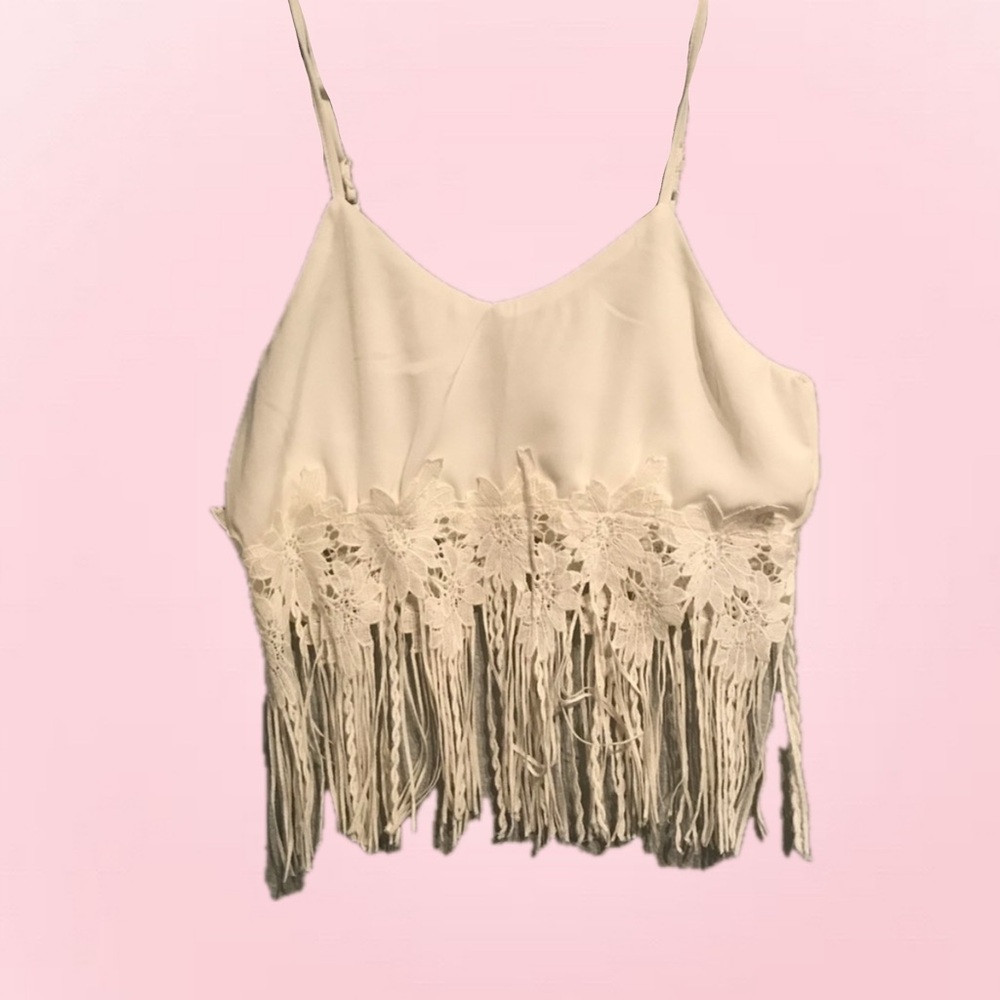 Embroidered Crop Top.